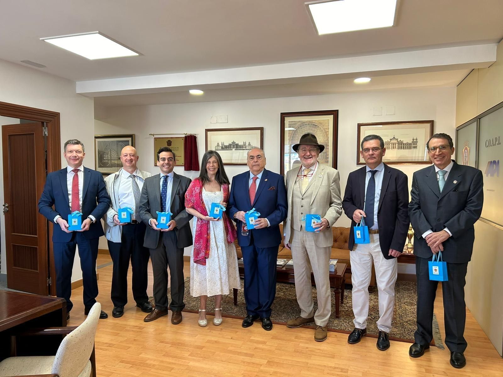Celebración en Málaga del Consejo Rector de los Colegios Oficiales de Agentes de la propiedad inmobiliaria