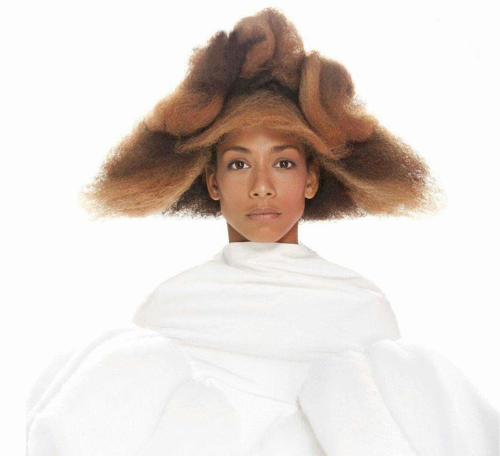 Peinado con el que Rafi ganó en Madrid y participó en Londres.