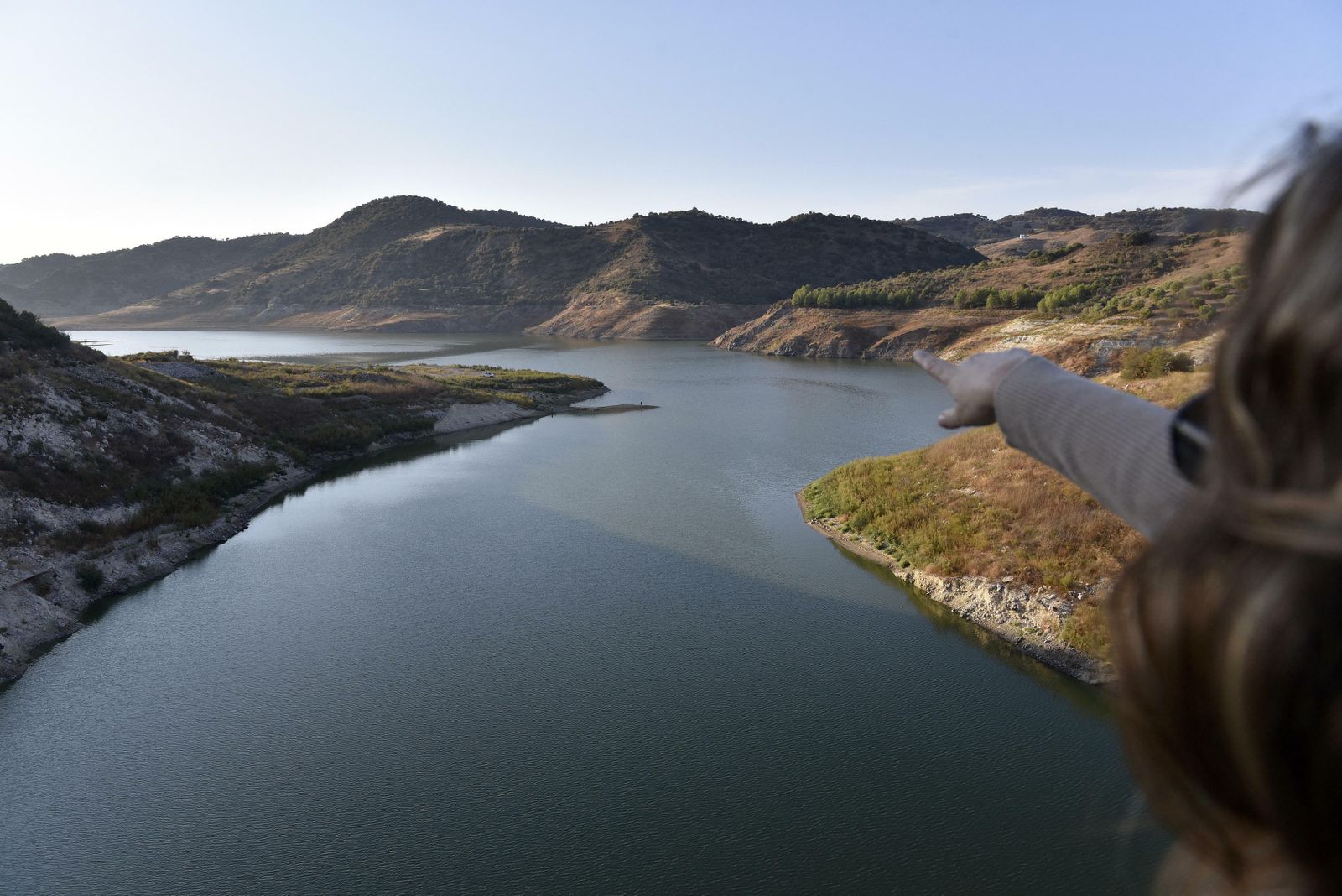 Una imagen del embalse de La Puebla de Cazalla.