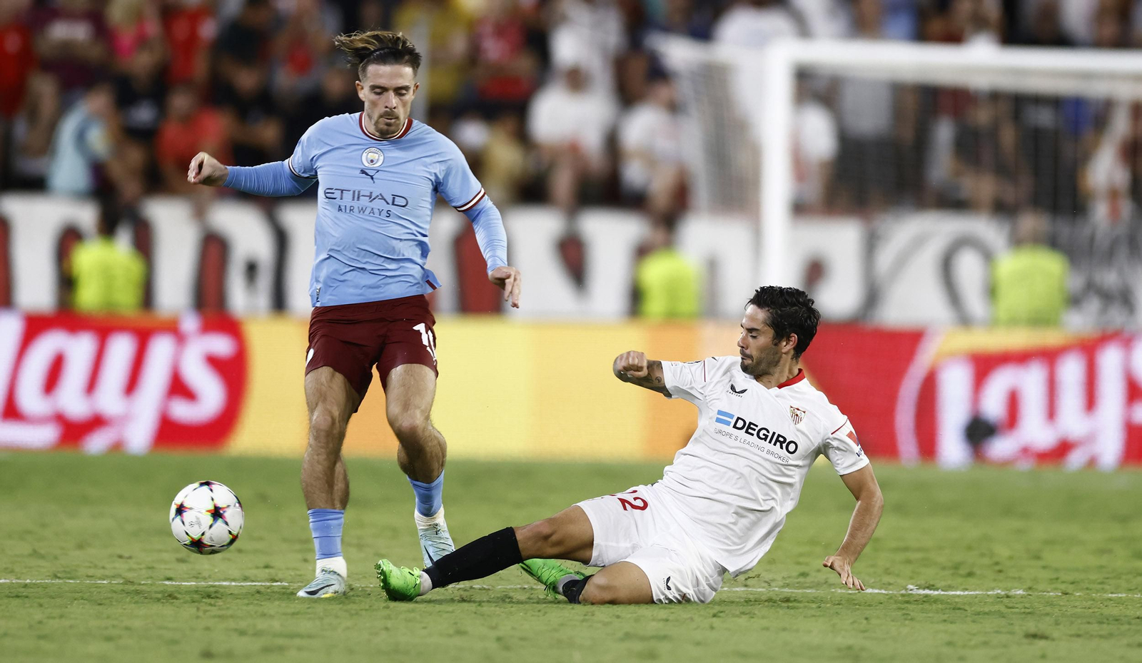 Las imágenes del Sevilla fc- Manchester City fc