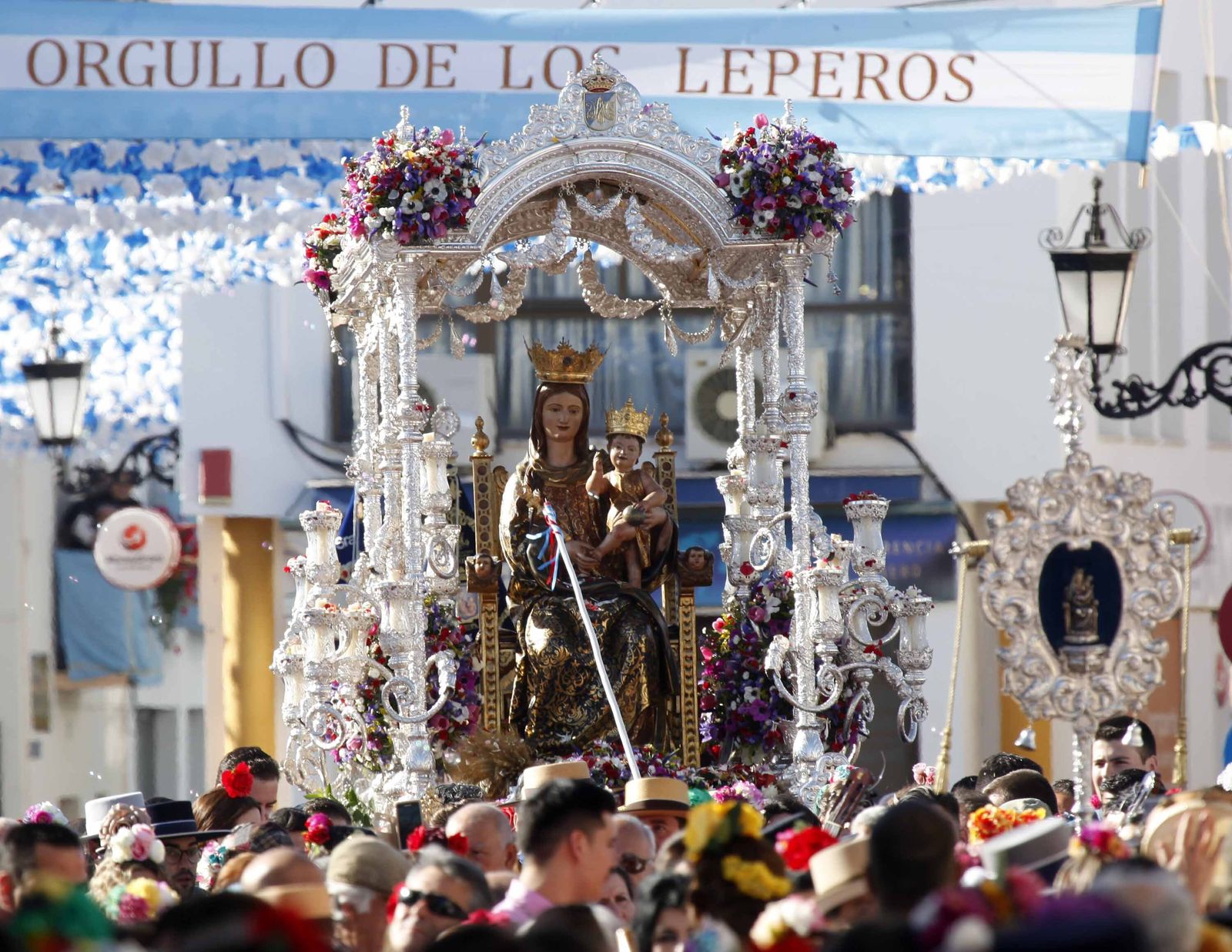 La Virgen de la Bella de Lepe emprende hoy el camino hacia su ermita