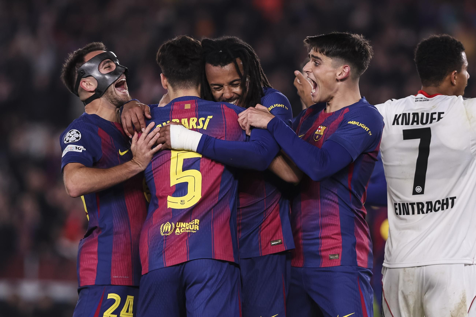 Las fotos del Barcelona-Eintracht Frankfurt