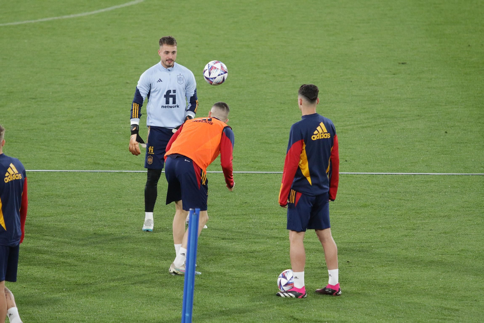 Entrenamiento de la Selección Sub-21 de España, en Almería