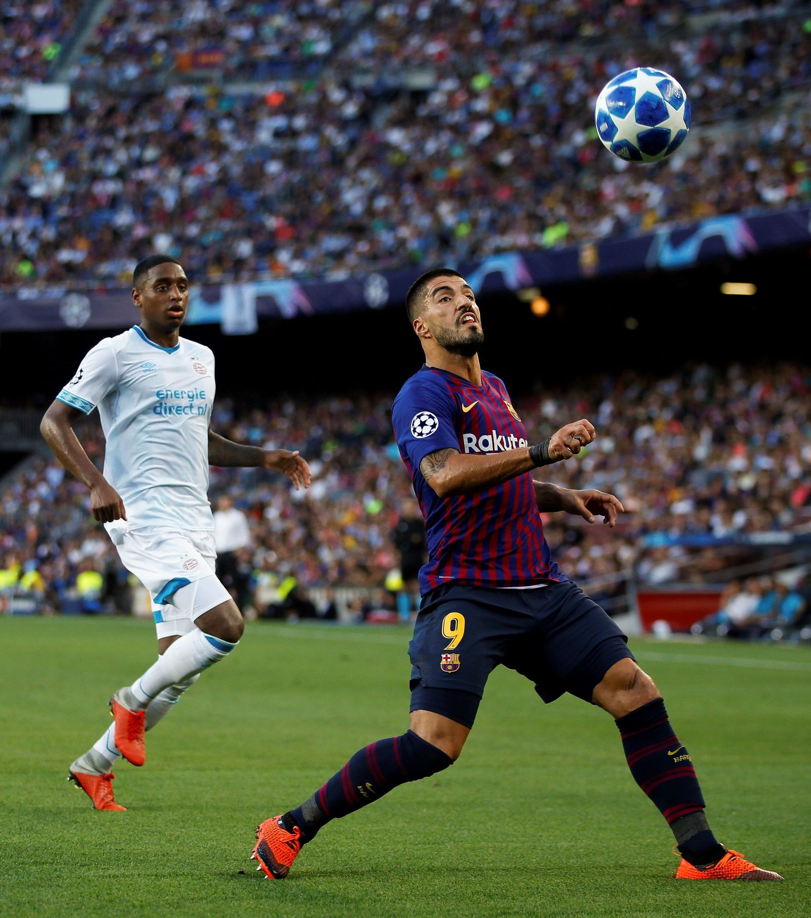 Las imágenes del Barcelona-PSV