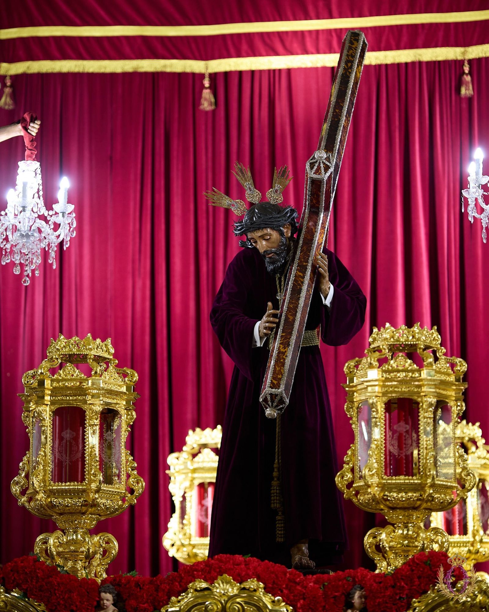 Jesús Nazareno en su paso procesional