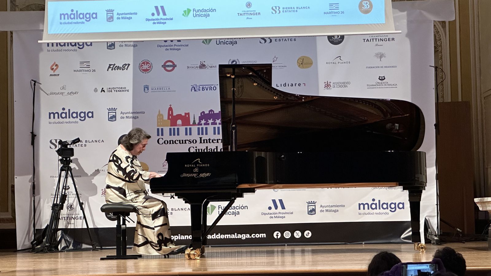 Inauguración Concurso Internacional de Piano Ciudad de Málaga.