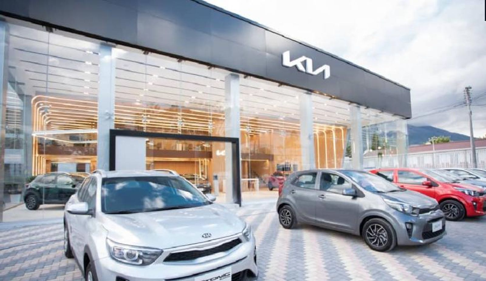 Un concesionario de Kia, la marca que más se vende en Málaga.