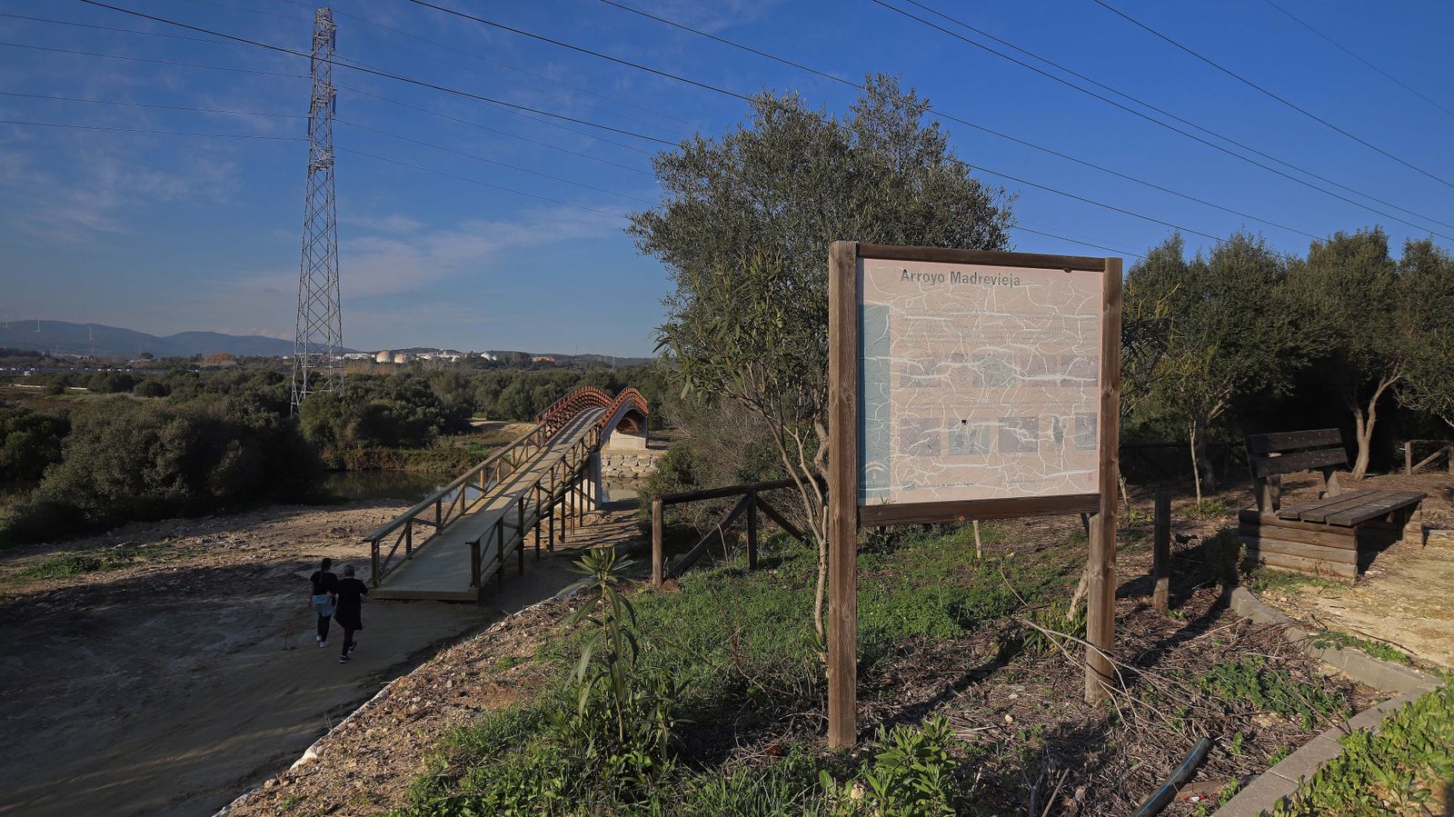 Sendero del arroyo de la Madre Vieja en San Roque