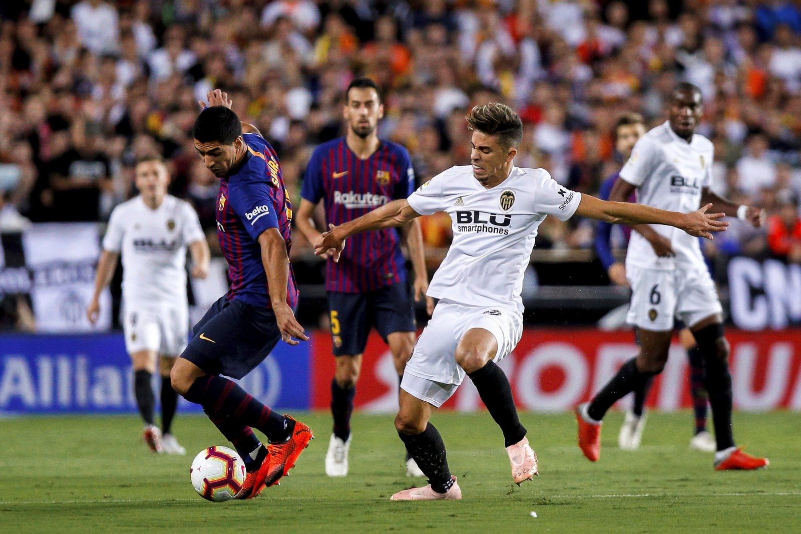 Las imágenes del Valencia-Barcelona