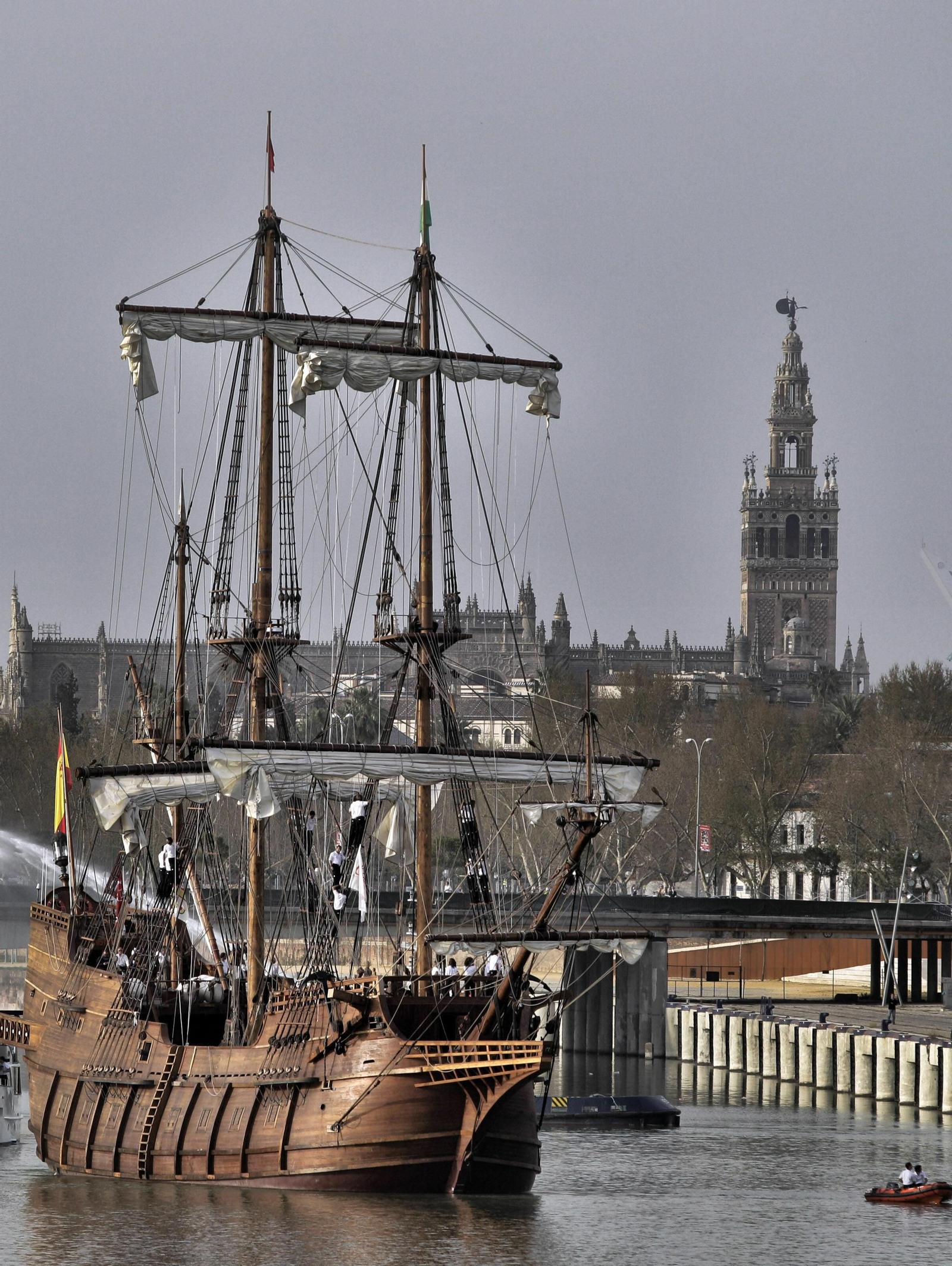 Llegada de la Nao Victoria a Sevilla, en una imagen de archivo.