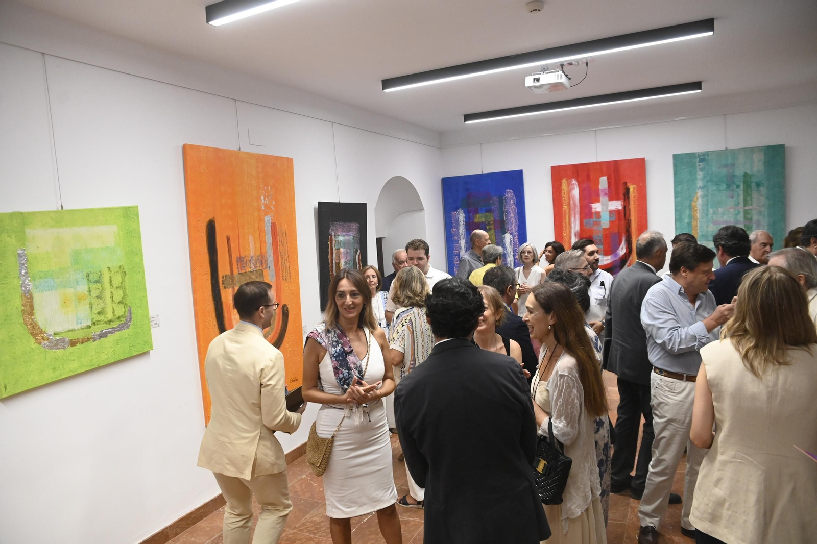 La inauguración de la exposición 'Miscelánea' de Clelia Muchetti, en imágenes