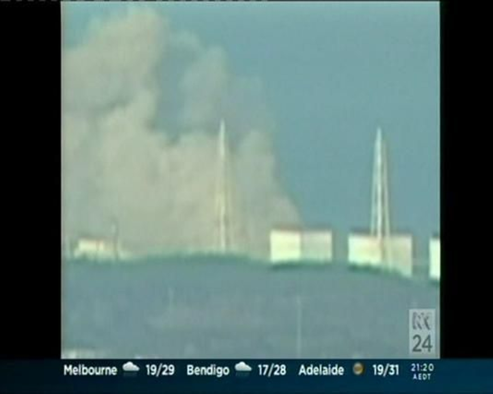 Momento de la explosión de la central Fukushima 1./ EFE