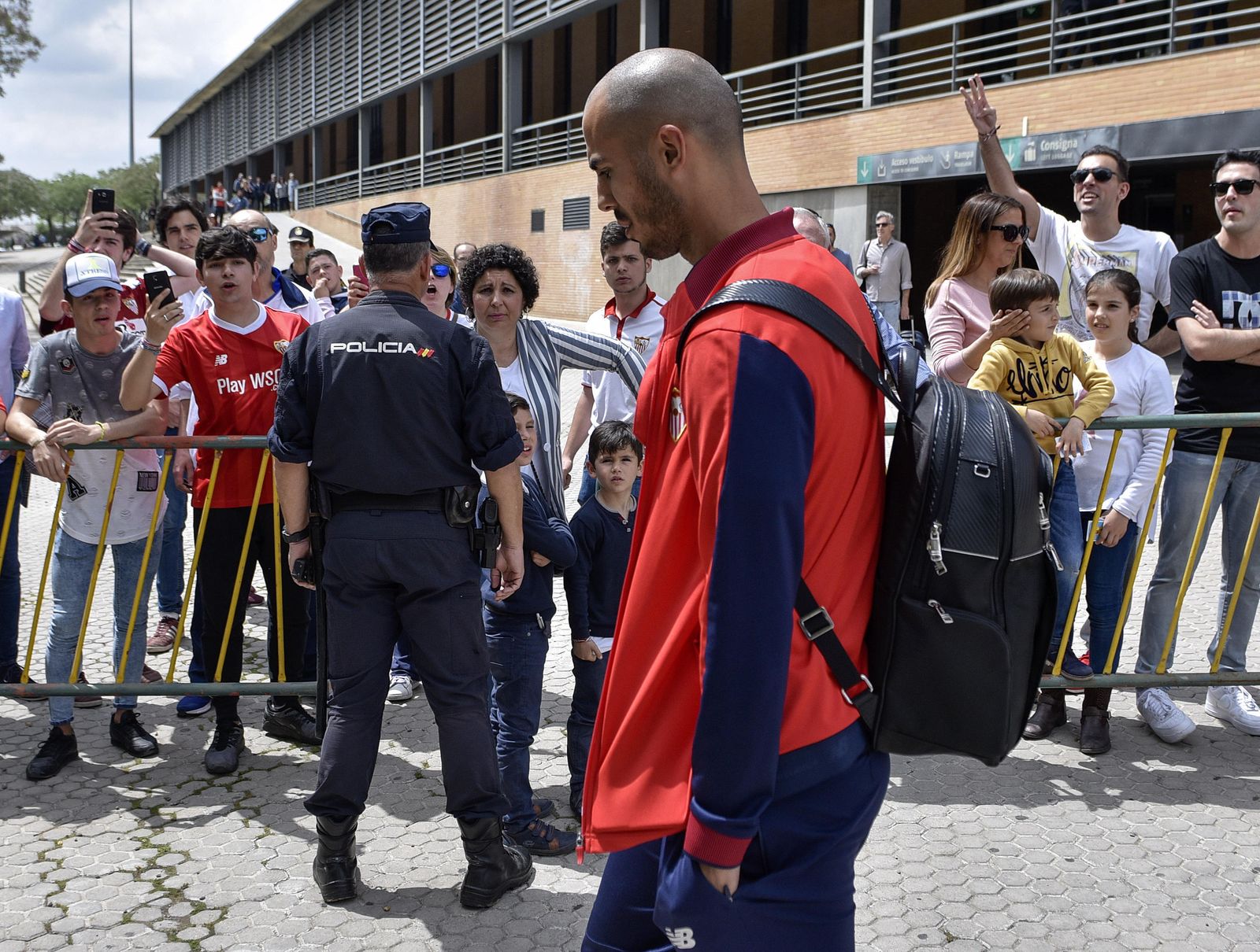 Las imágenes de la llegada del Sevilla