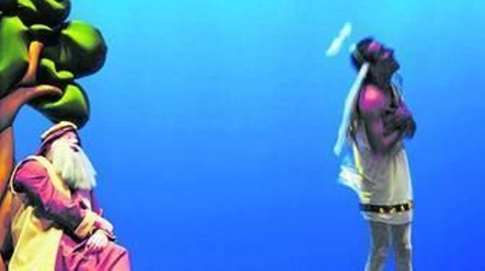 Escena de 'El Belén según Semire' de una representación de la Navidad de 2011.