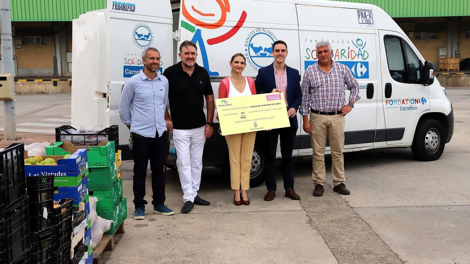 Entrega de la donación de Mercajerez. Entrega de la donación de Mercajerez.
