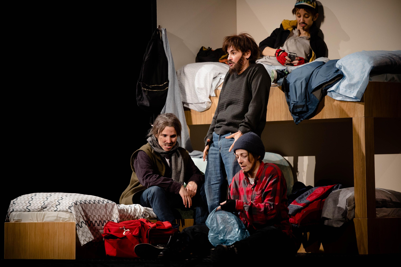 Un momento de 'Petróleo', de Piel de Lava, en el Gran Teatro Falla.