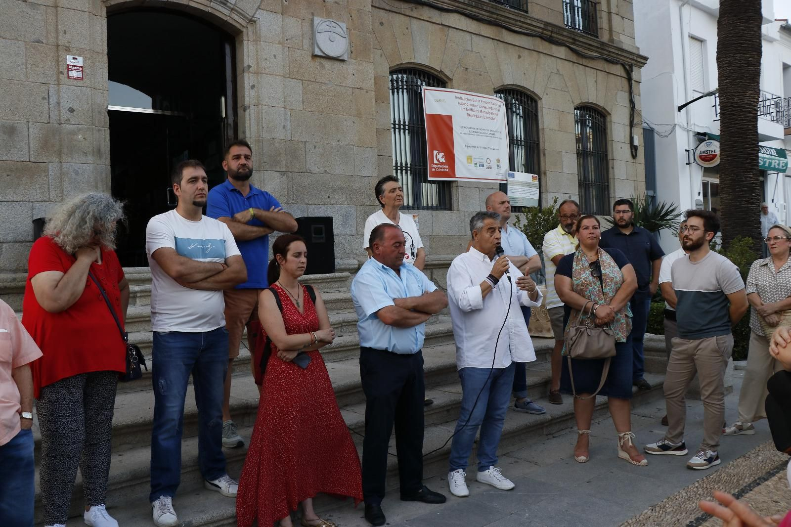 La protesta en Belalcázar por la crisis del agua, en imágenes