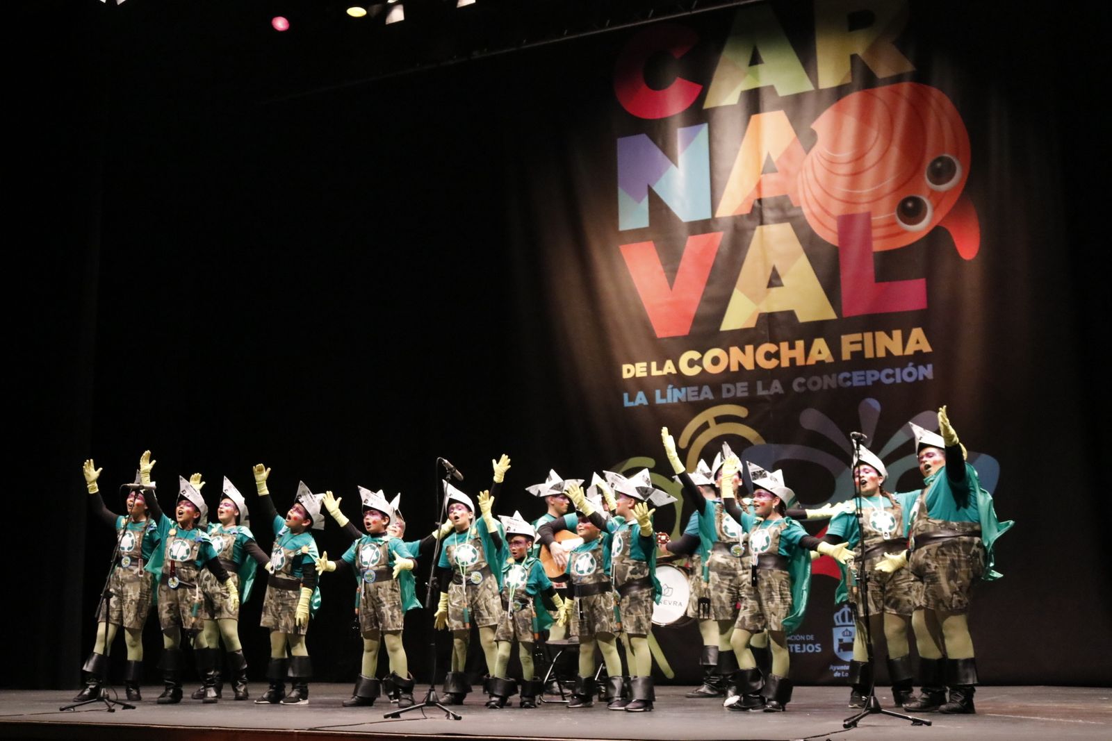 Final del concurso de Carnaval de la Concha Fina de La Línea