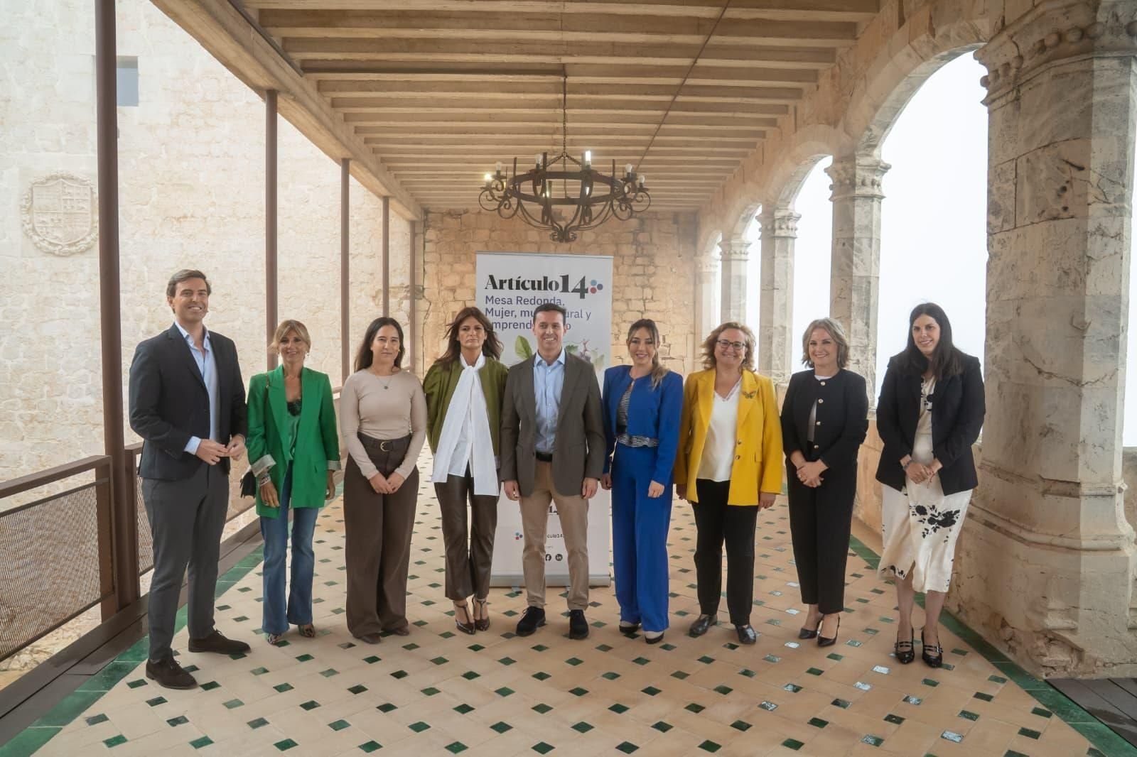 Foto de familia en el Castillo de Vélez Blanco.