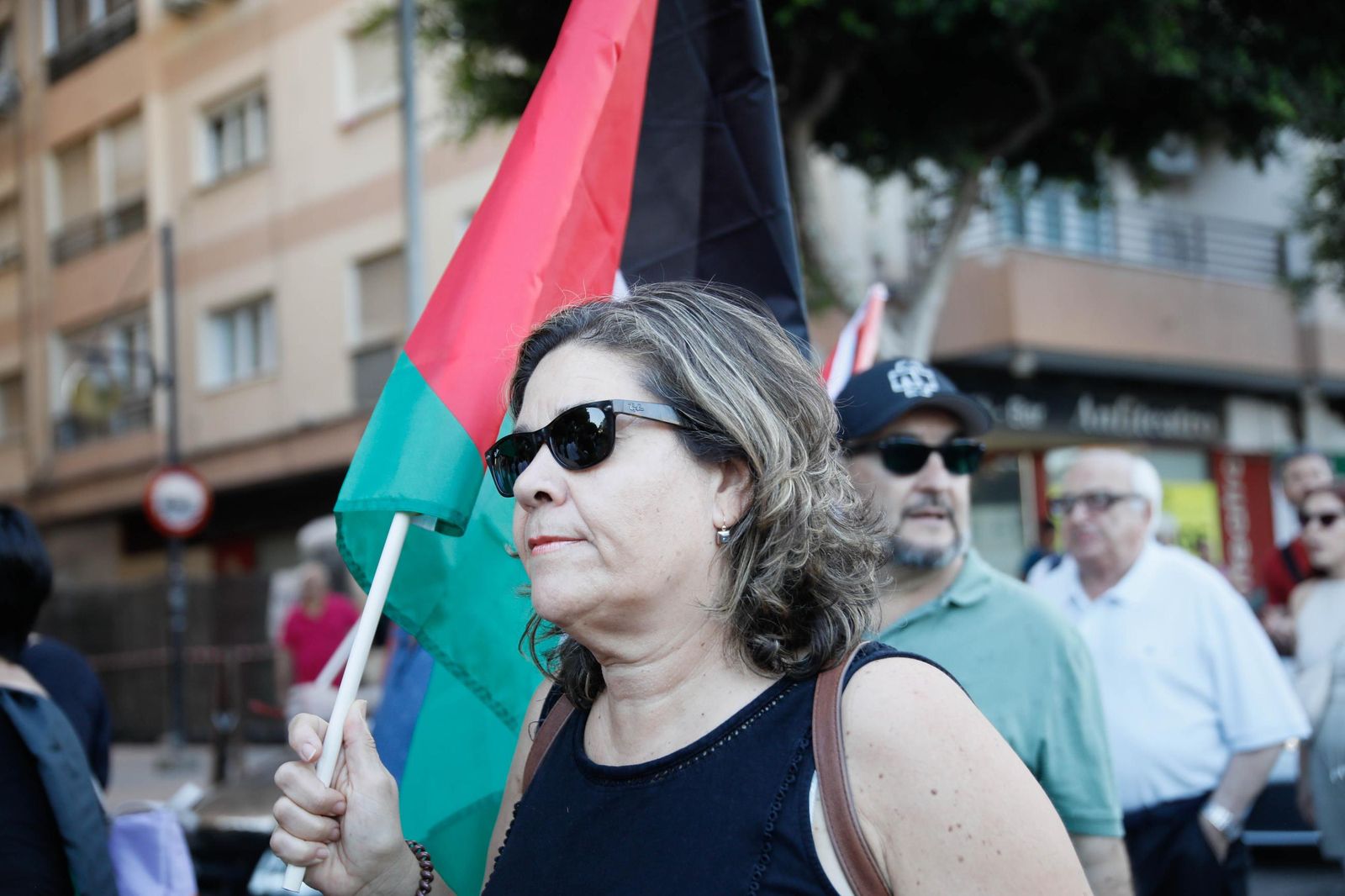 Imágenes de la manifestación en Almería por el genocidio en Palestina