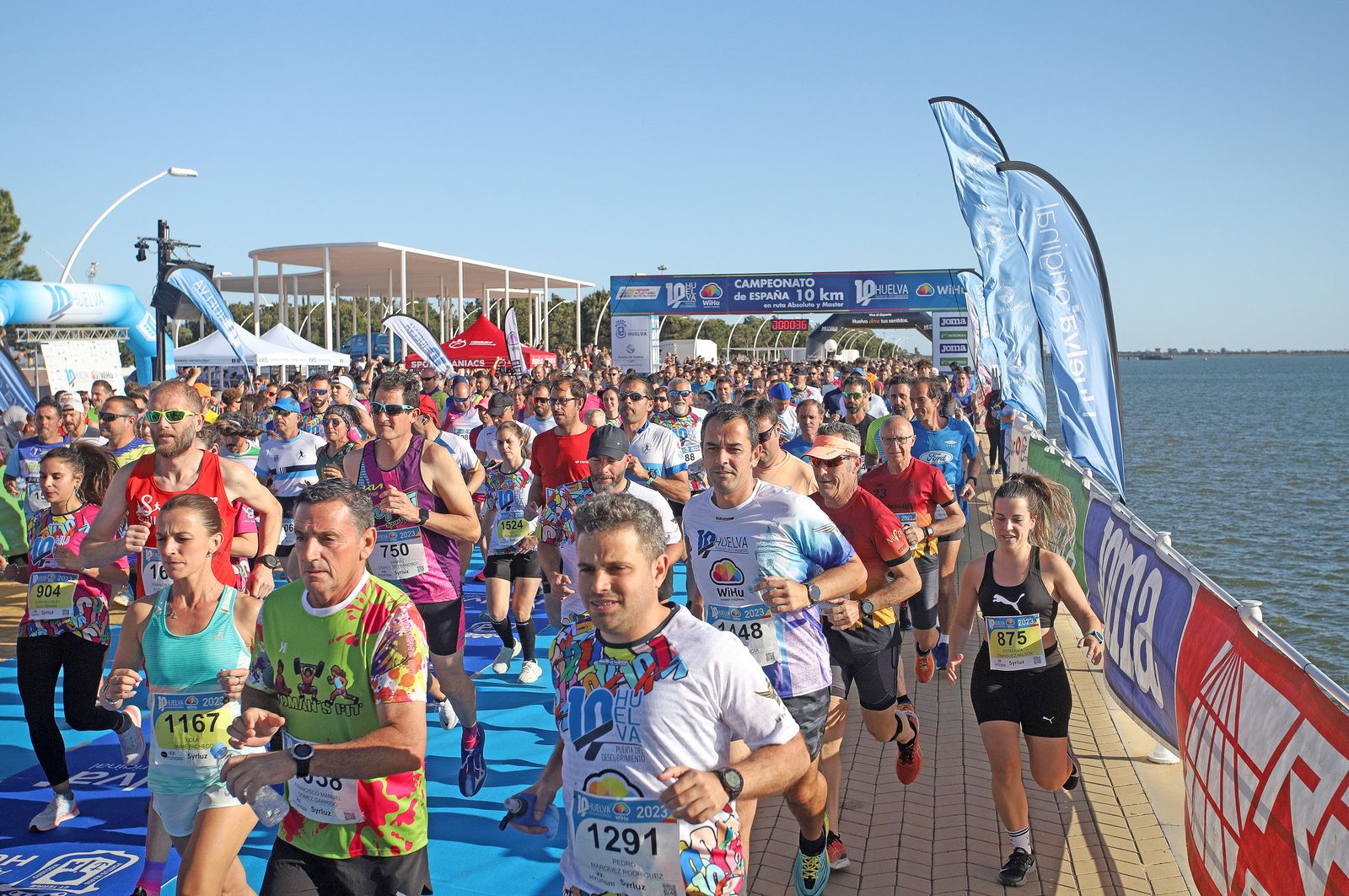 Imágenes de la 10K Puerta del Descubrimiento en Huelva