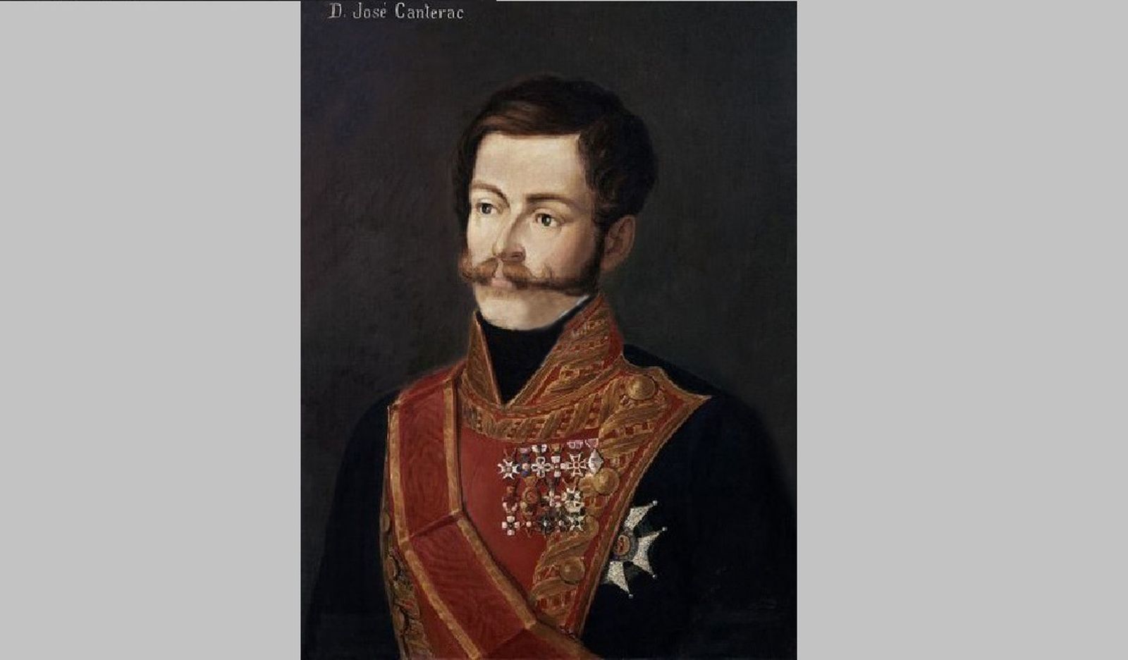 Retrato de don José de Canterac y Donesan, Comandante General del Campo de Gibraltar entre 1832 y 1835 (Museo del Ejército. Alcázar de Toledo).