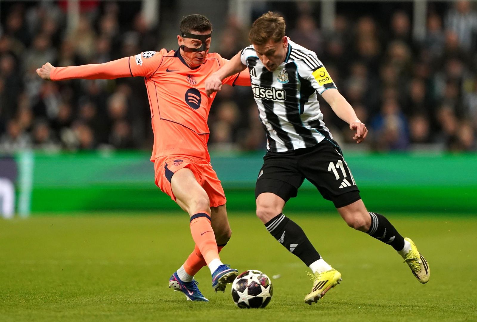 Las fotos del Newcastle-Barcelona