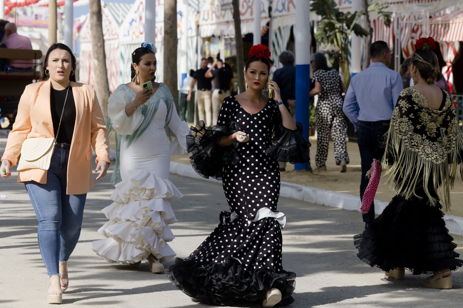 Primer día de la feria del Puerto de Santa María en imágenes