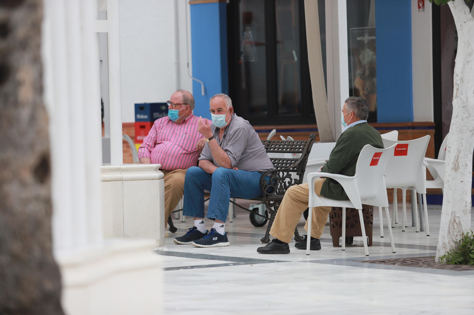 Imágenes de la jornada especial vivida en Almonte sin la procesión de la Virgen del Rocío
