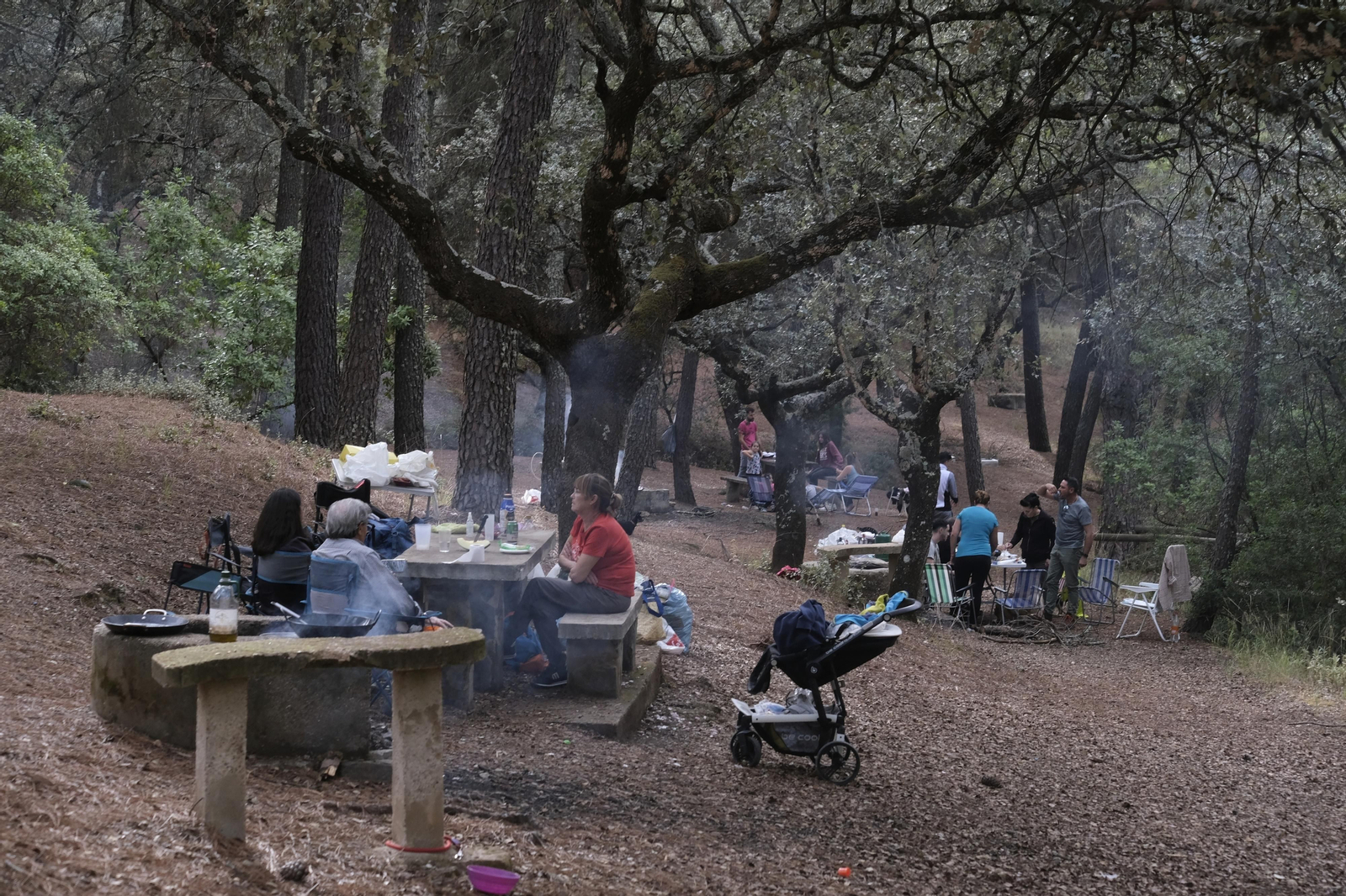 Los peroles por San Rafael en Los Villares, en imágenes