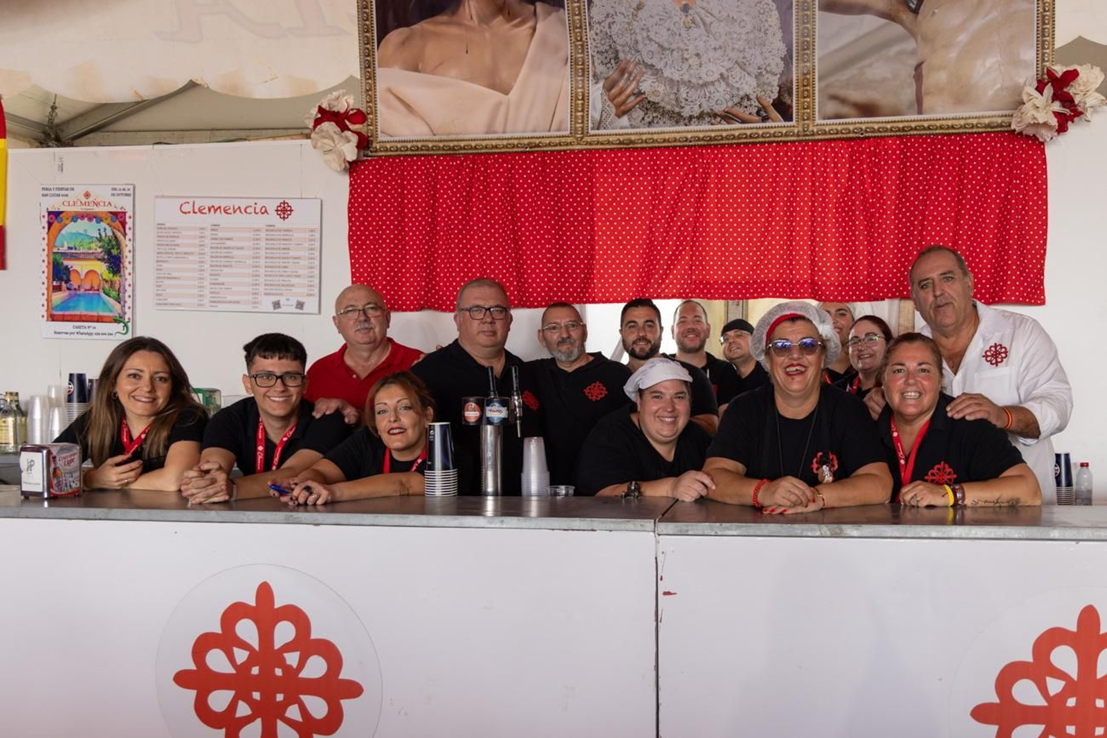 Las comidas de empresa se suceden en la Feria de San Lucas