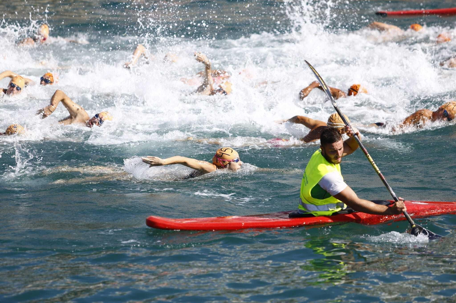 La 62 Travesía a Nado del Puerto de Málaga, en fotos