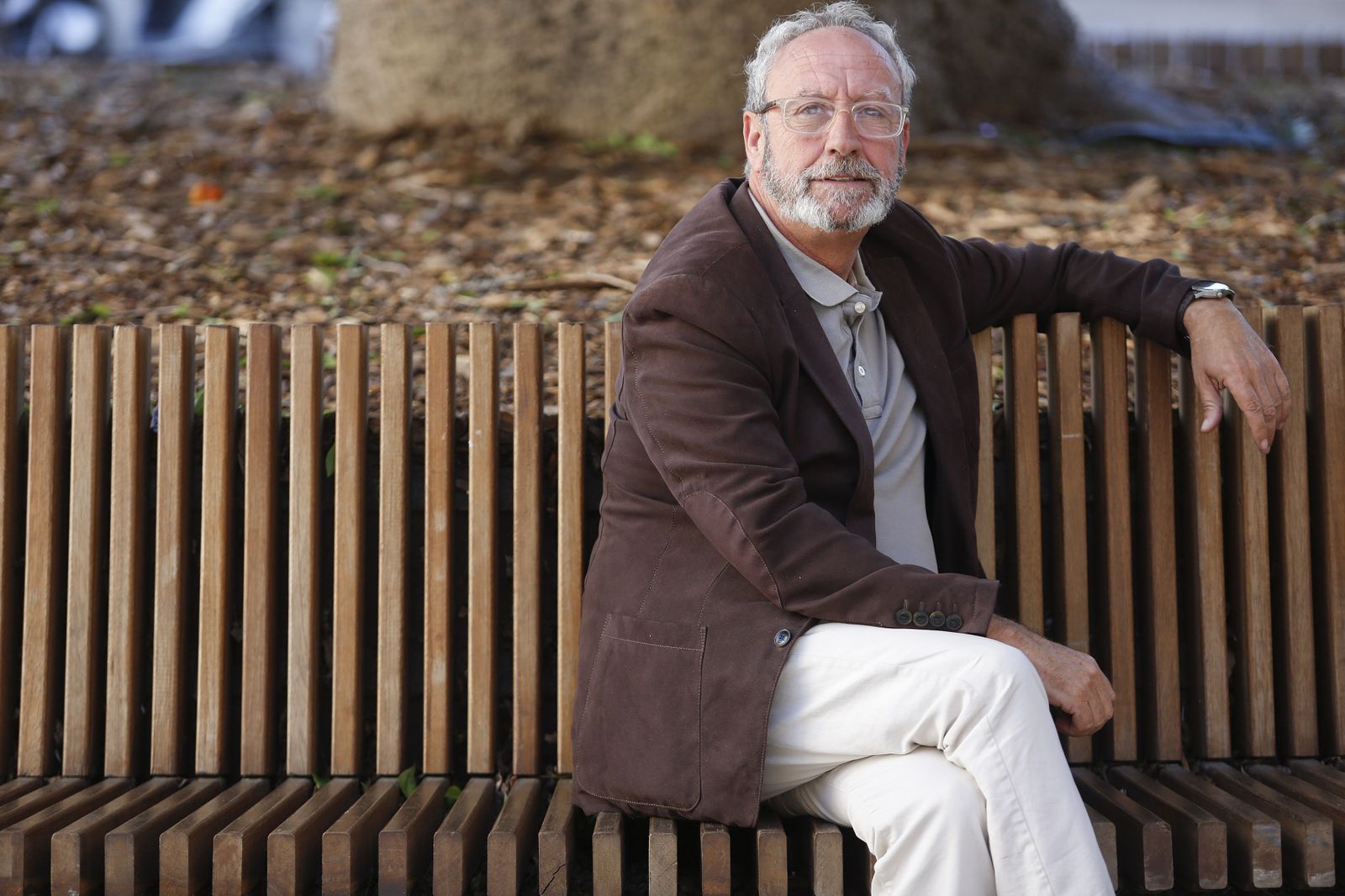 Rafael Ábalos, poco antes de realizar la entrevista.