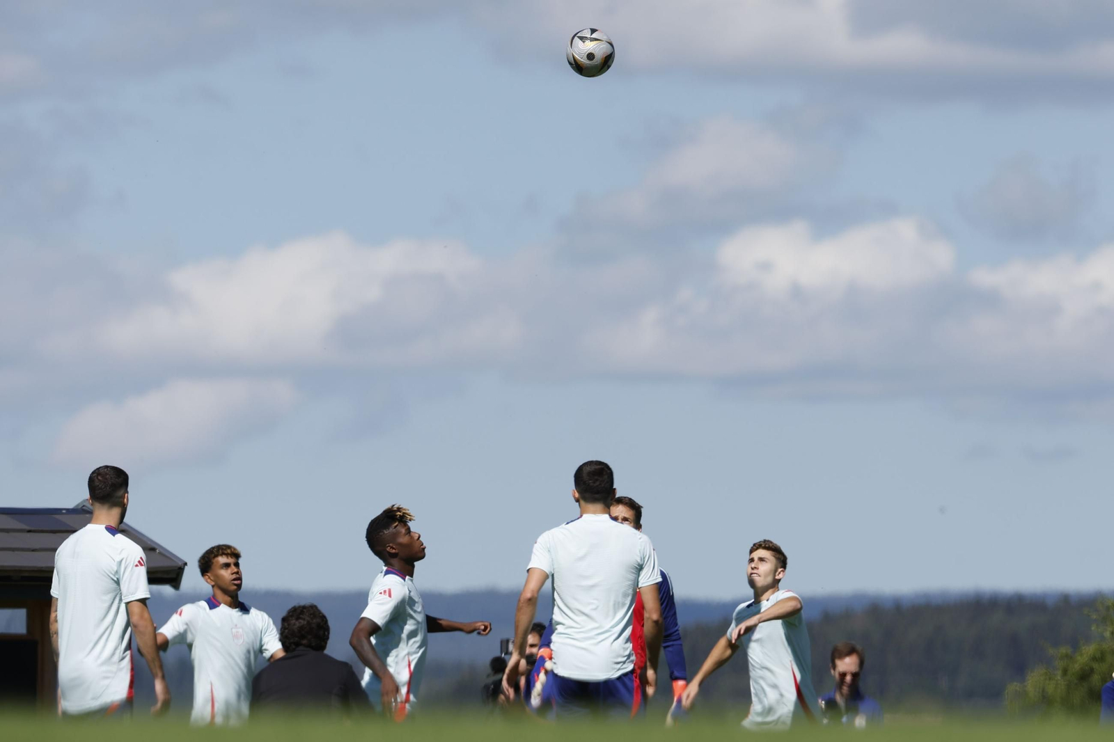 Las fotos de España antes de la semifinal contra Francia