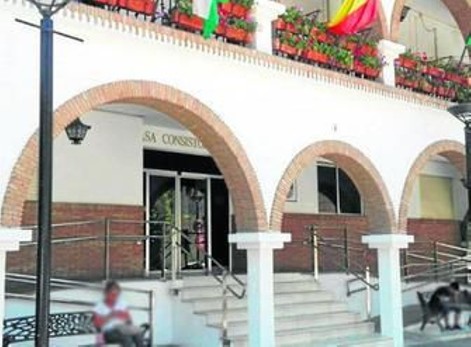 Fachada del Consistorio lepero, edificio en el que ocurrió el suceso.