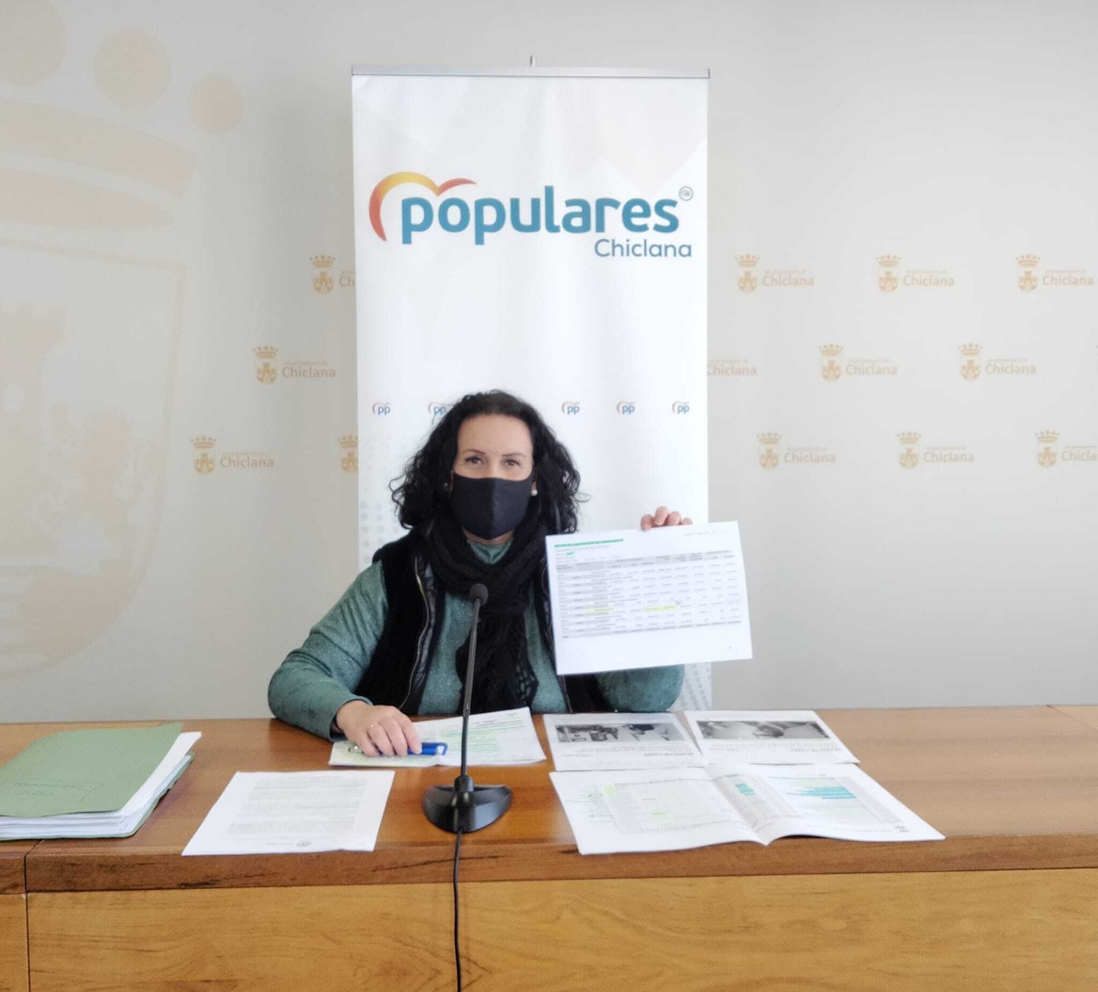 La presidenta y portavoz municipal del PP, Ascensión Hita, durante su comparecencia de este martes.