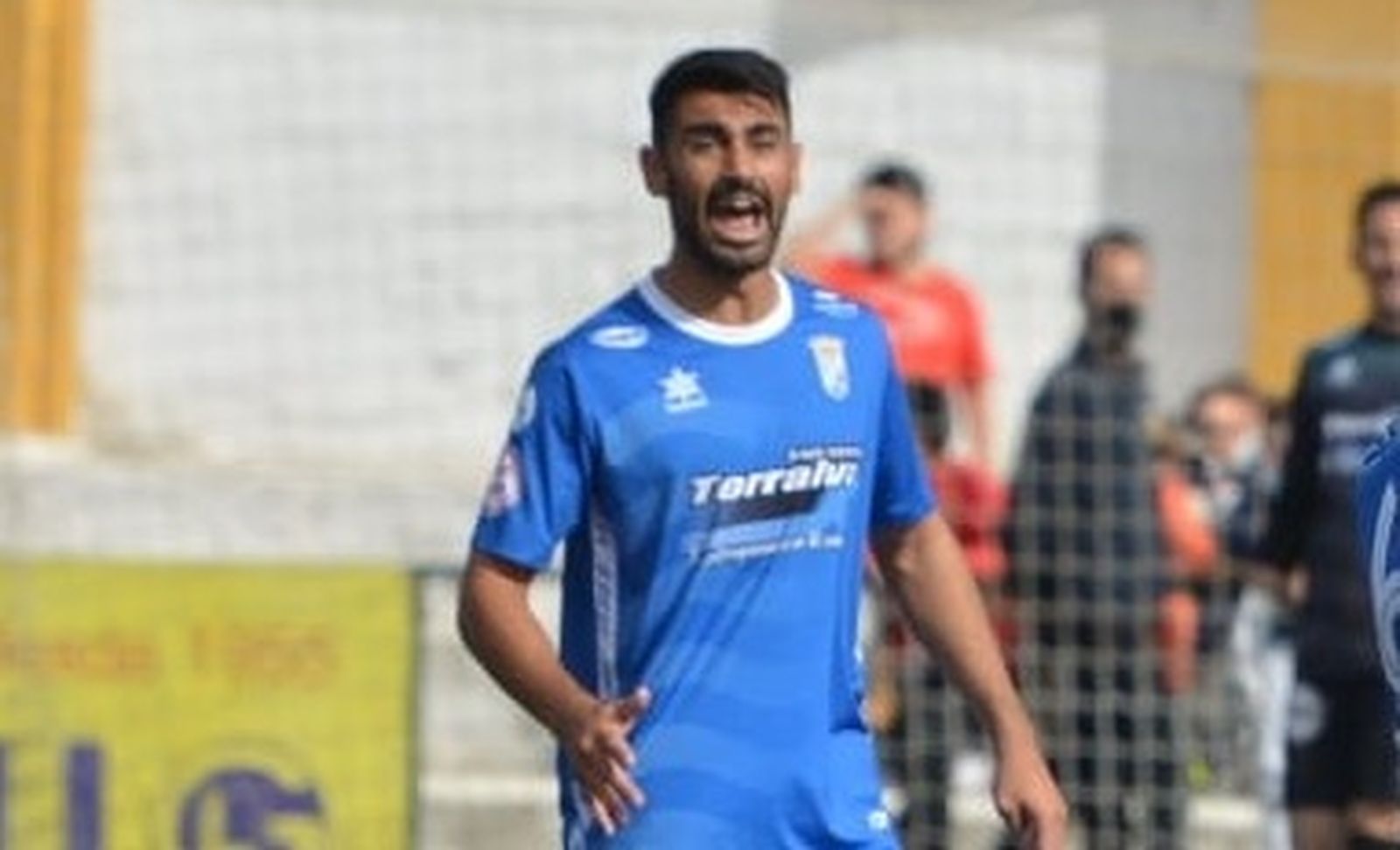 Adri Rodríguez, en el partido del Xerez CD contra el Antoniano.