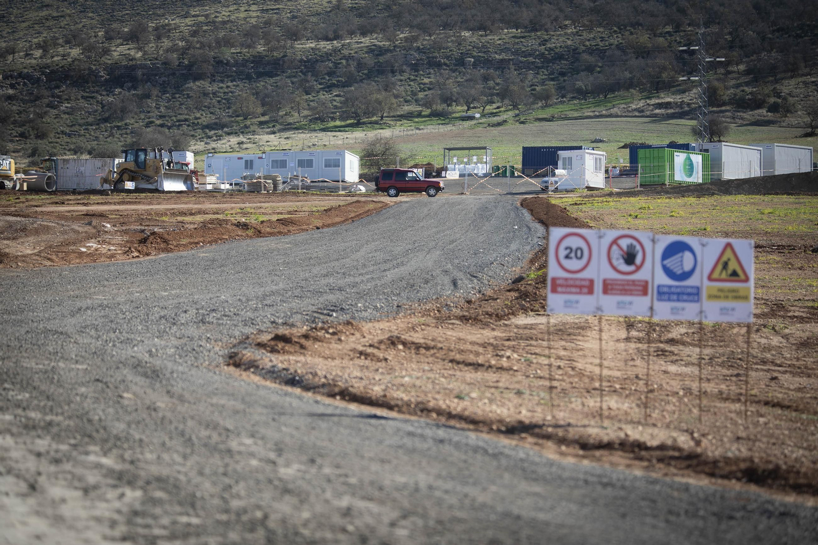 Así están las obras del tramo de Riofrío de la Variante de Loja después de nueve meses en obras