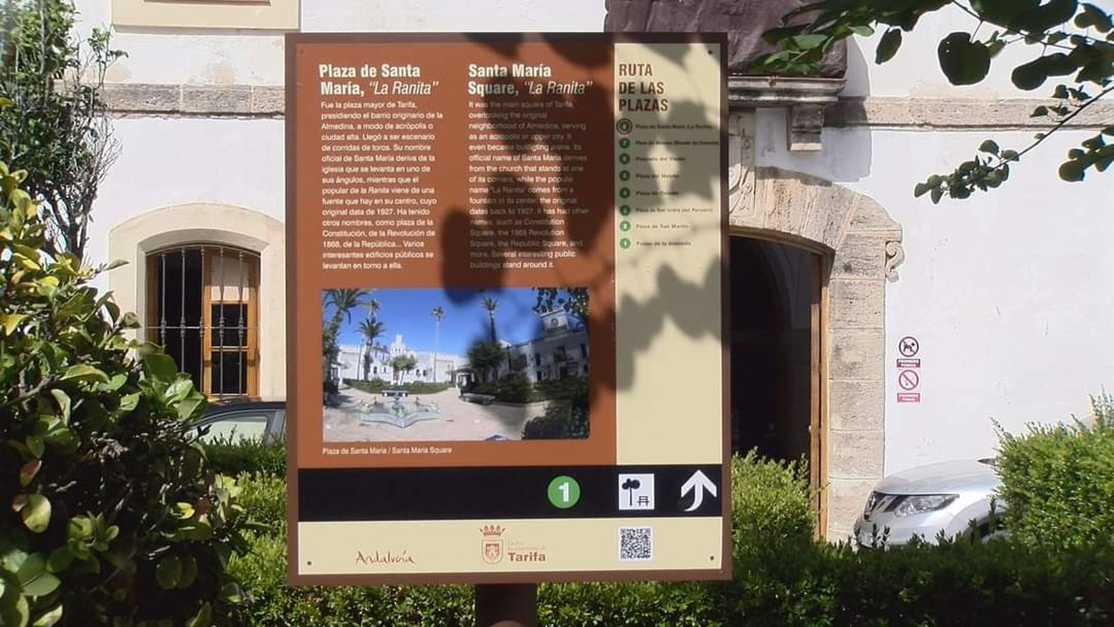 Una nueva señal en la Plaza de Santa María.