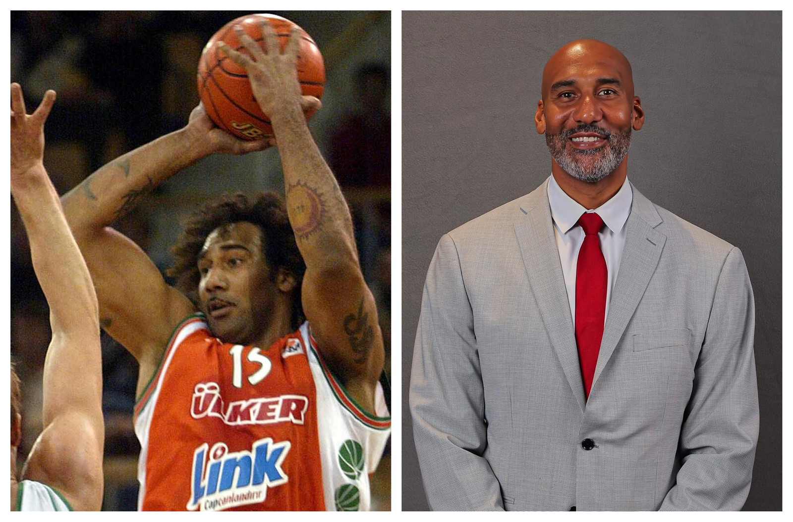 Joe Blair, como jugador y entrenador.