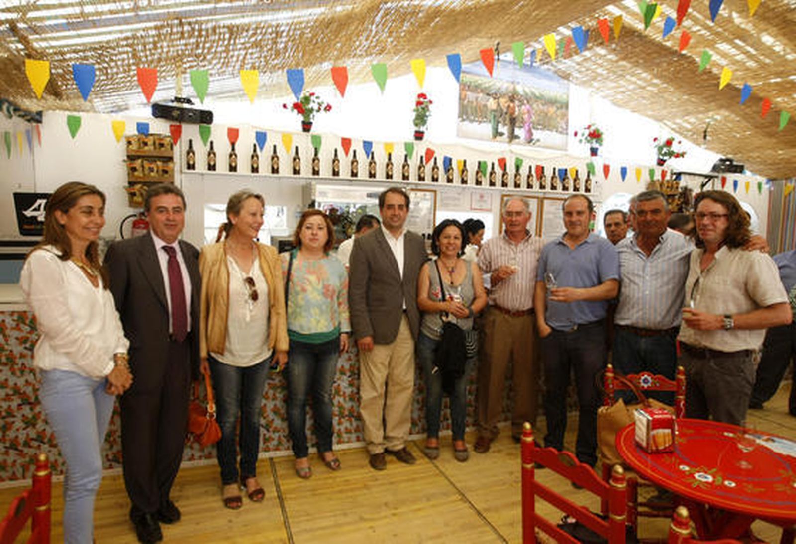 Las cooperativas brindan por una buena Feria  Foto: Pascual