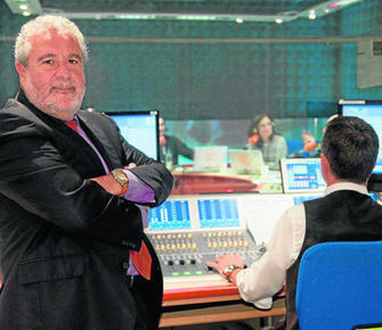 Joaquín Durán, en las instalaciones de Canal Sur Radio, hace unos días.