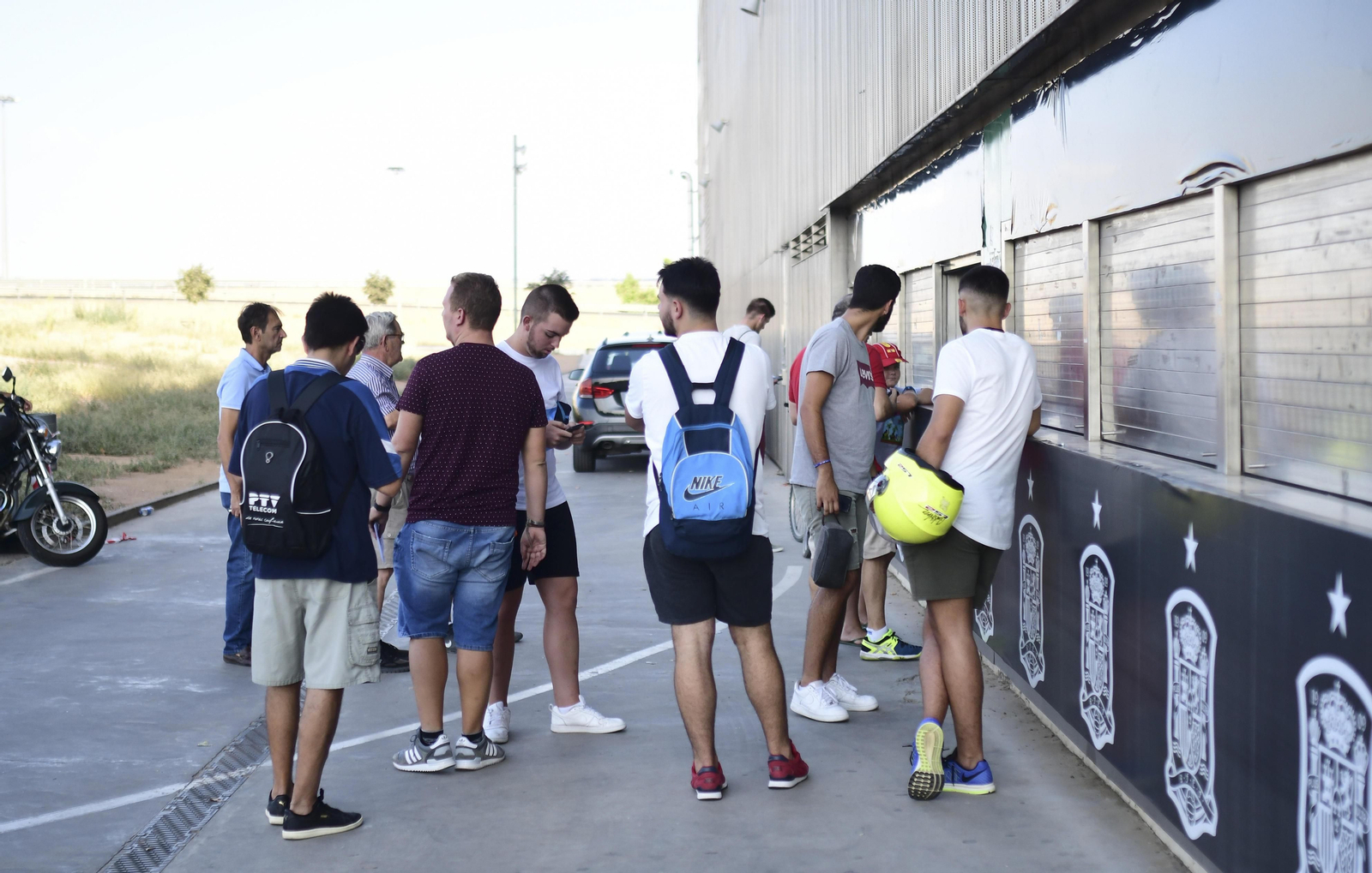Entrenamiento de la selección sub-21 en El Arcángel