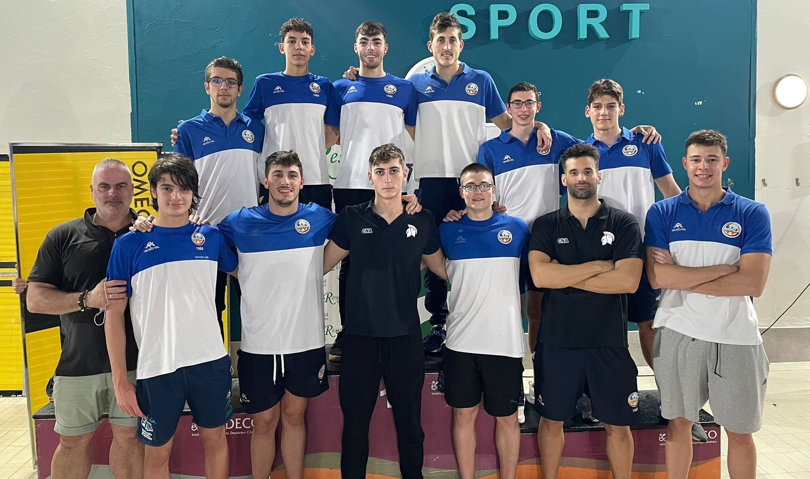 El CN Alcalá masculino, en la reciente Copa de Andalucía.