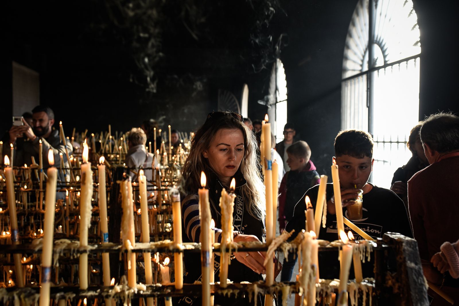 Imágenes del ambiente en la Aldea de El Rocío el domingo 26 de febrero