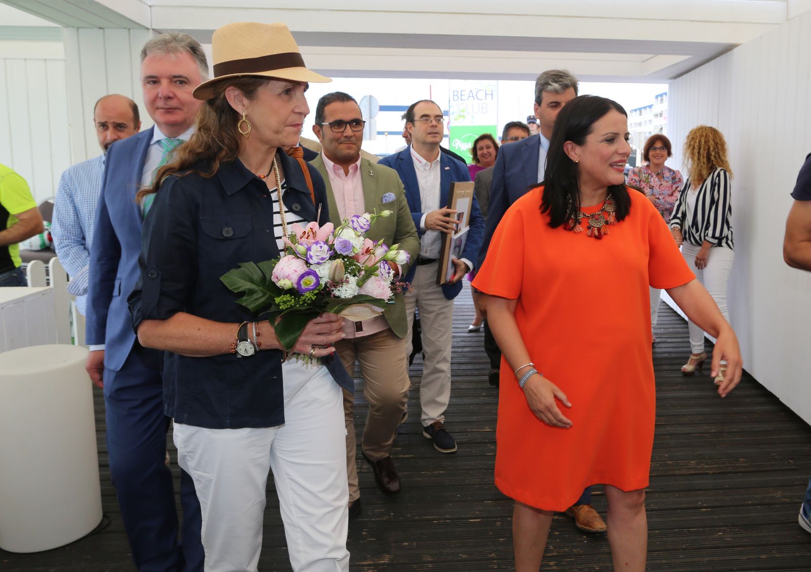 La Infanta Doña Elena asiste a varios talleres de prevención de la fundación Mapfre, en imágenes