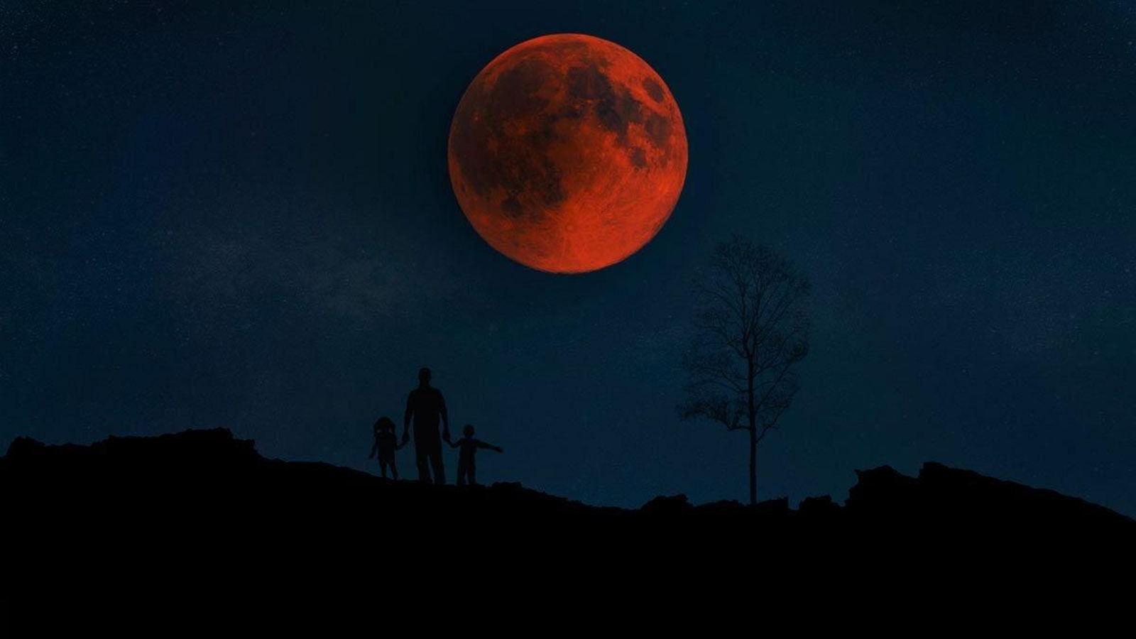 Luna de sangre.