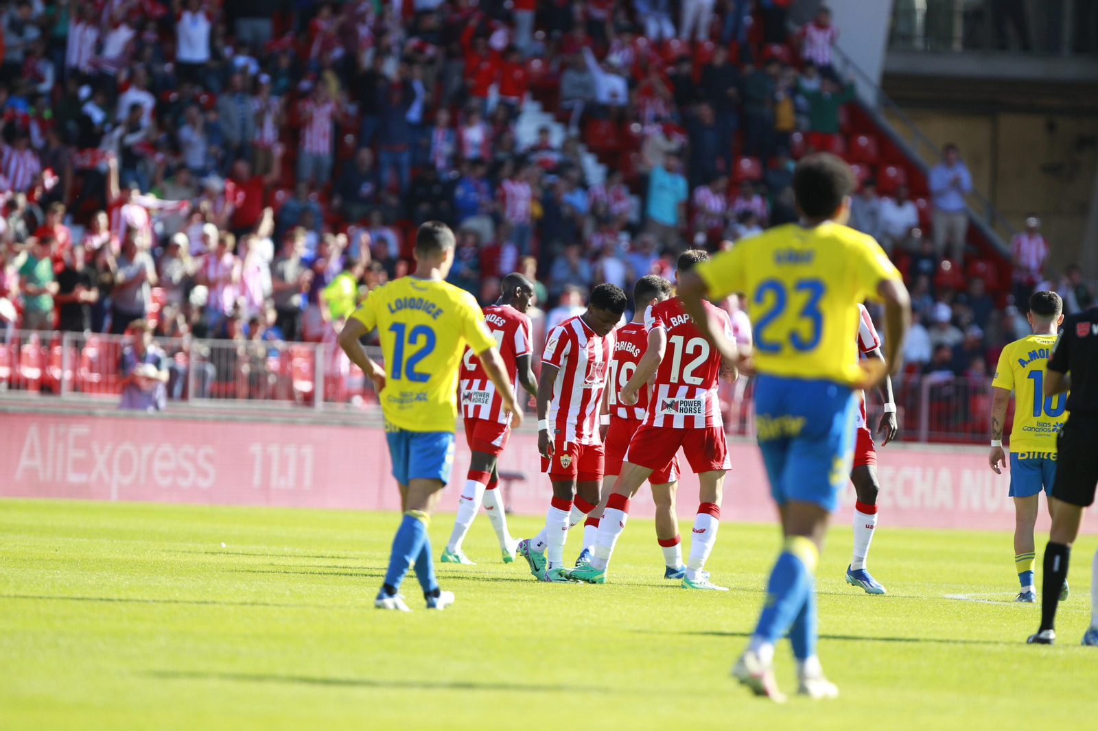 Imágenes del partido U.D. Almería-U.D. Las Palmas