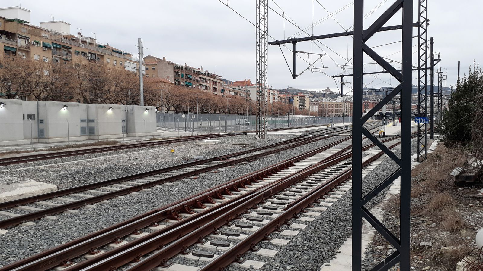 Vías de acceso a la Estación de Granada