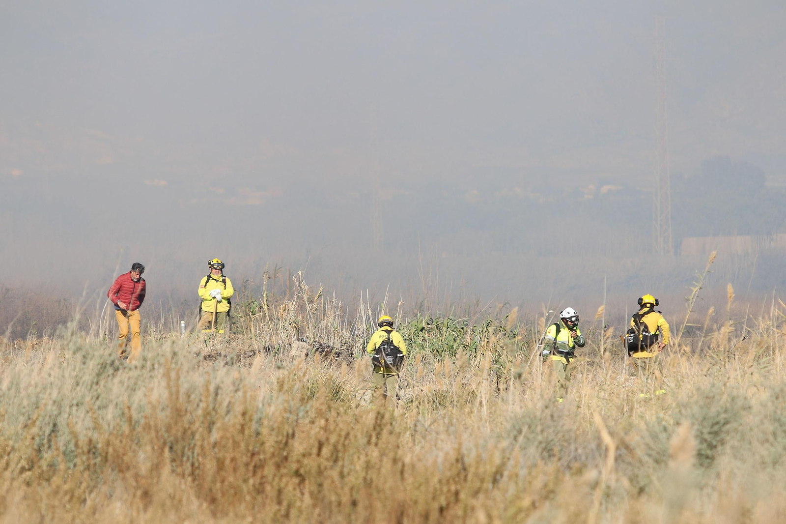 Trabajadores del Infoca en una imagen de archivo.